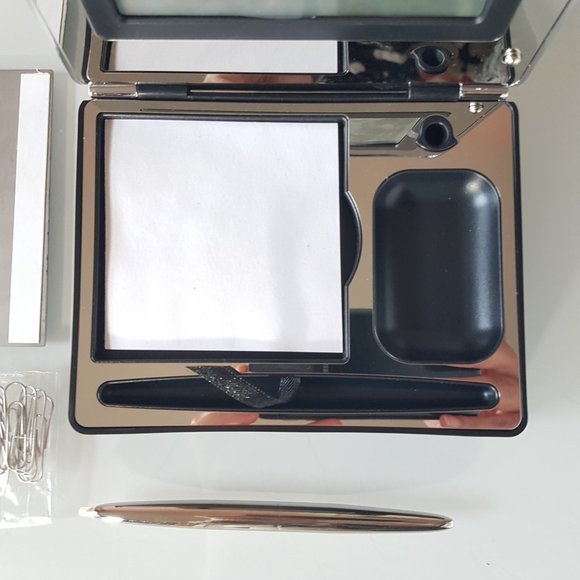 Silver Engravable Desk Organizer - Great gift! - Picture 12 of 16